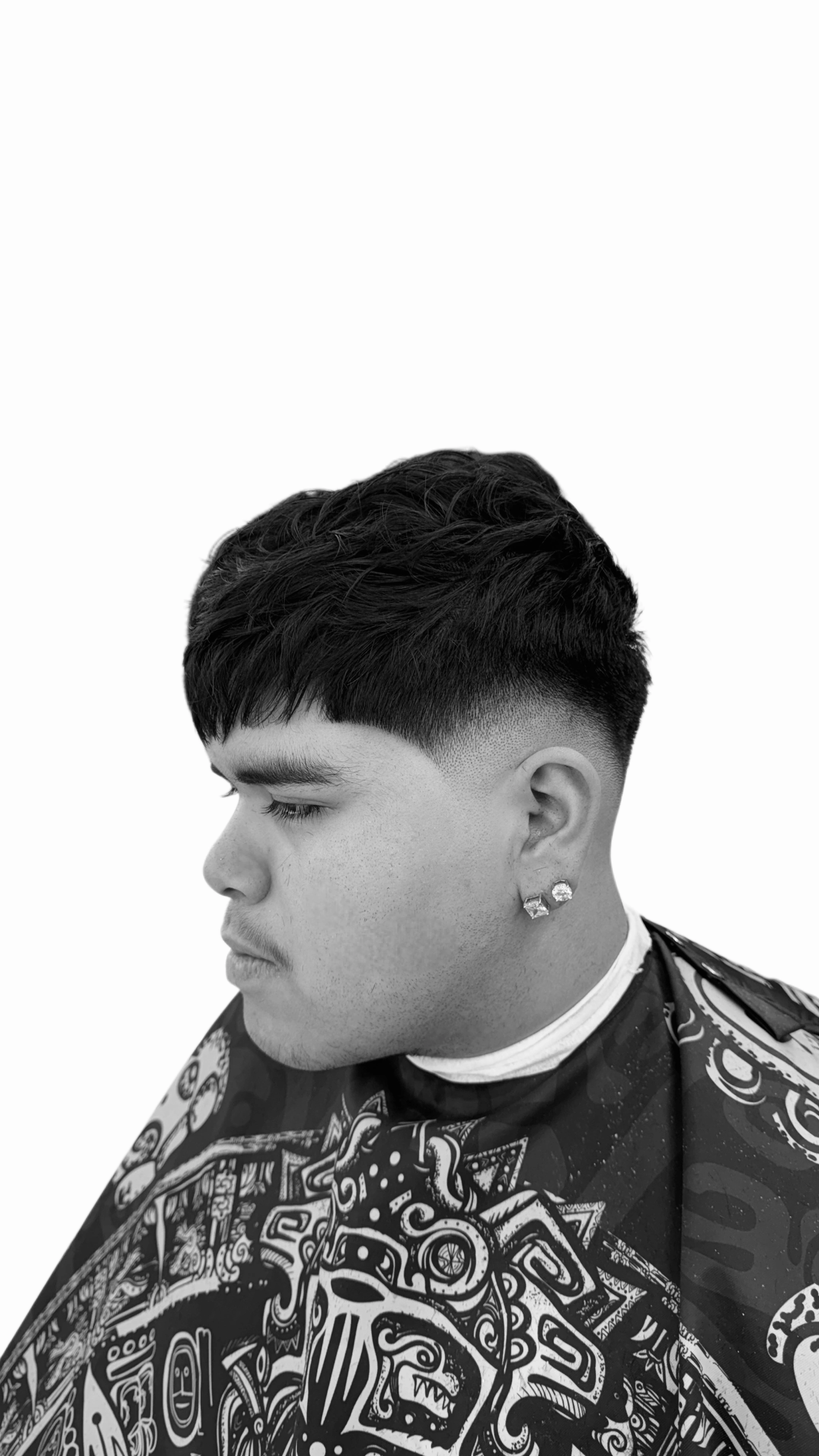 Low Fade w/ Texture Fringe